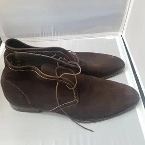 Tanino Crisci suede lace up boots Tanino Crisci Leather Lace-Up Boots - Brown Boots, Shoes  main image 3